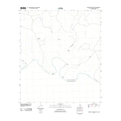 2010 Map of Lozier Canyon South, 2010 Print