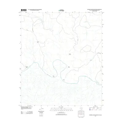 2013 Map of Lozier Canyon South, 2013 Print