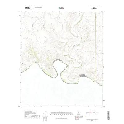 2019 Map of Lozier Canyon South, 2019 Print