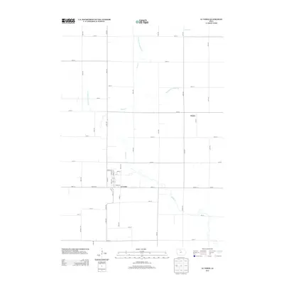 2013 Map of Lu Verne, 2013 Print