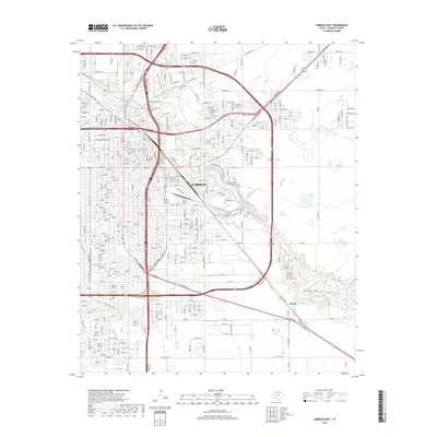 2019 Map of Lubbock East, 2019 Print