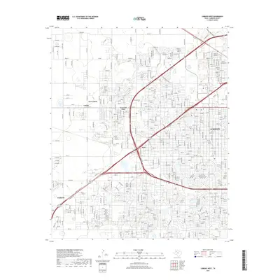 2019 Map of Lubbock West, 2019 Print