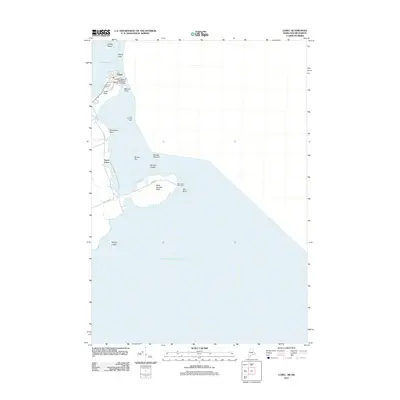 2011 Map of Lubec, 2011 Print
