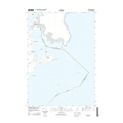 2014 Map of Lubec, 2014 Print