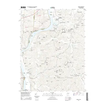 2014 Map of Lubeck, 2014 Print