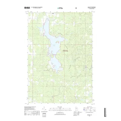 2018 Map of Lublin NW, 2018 Print