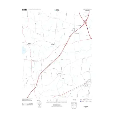2013 Map of Lucama, 2013 Print