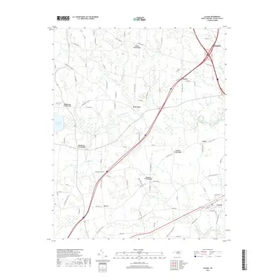 2019 Map of Lucama, 2019 Print