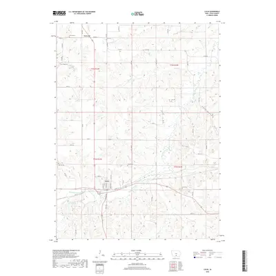 2018 Map of Lucas, 2018 Print