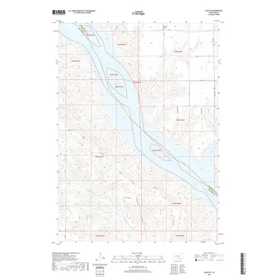 2017 Map of Lucas SE, 2017 Print