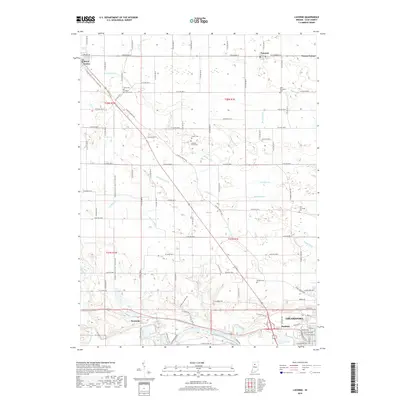 2019 Map of Lucerne, 2019 Print