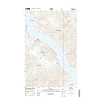 2014 Map of Lucerne, 2014 Print