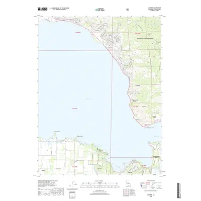 2018 Map of Lucerne, 2018 Print