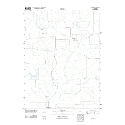 2012 Map of Lucerne, 2012 Print