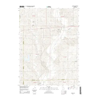2014 Map of Lucerne, 2014 Print