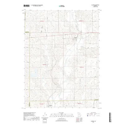2017 Map of Lucerne, 2017 Print