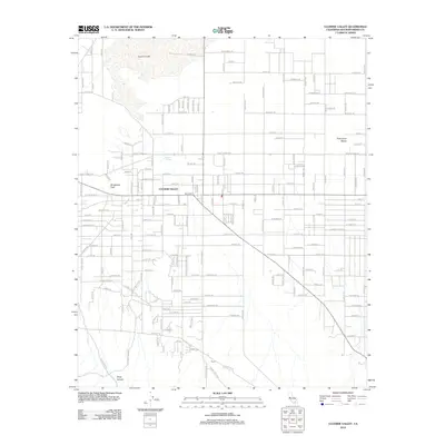 2012 Map of Lucerne Valley, 2012 Print