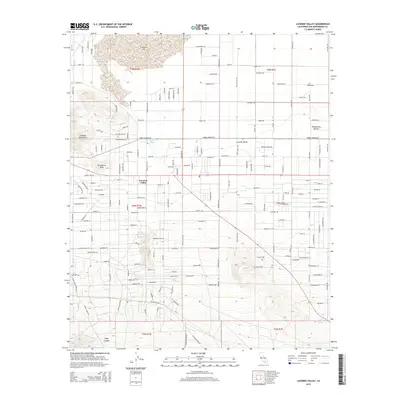 2015 Map of Lucerne Valley, 2015 Print