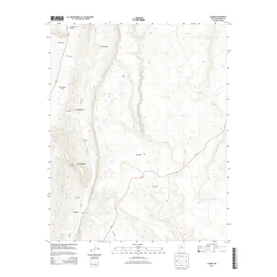 2013 Map of Lucero, 2013 Print