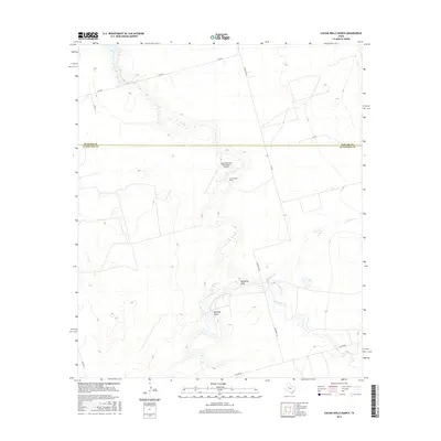 2016 Map of Lucian Wells Ranch, 2016 Print