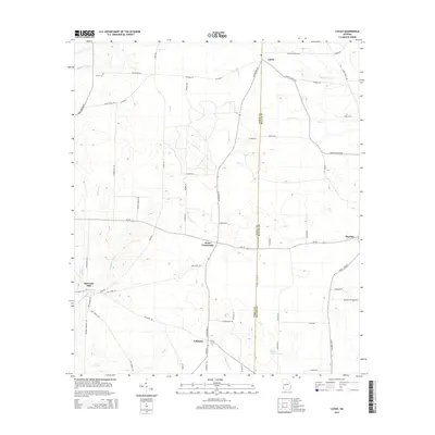 2014 Map of Lucile, 2014 Print