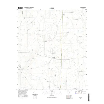 2017 Map of Lucile, 2017 Print