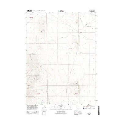 2014 Map of Lucin, 2014 Print