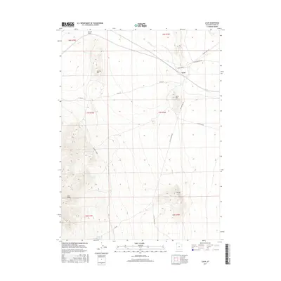 2017 Map of Lucin, 2017 Print