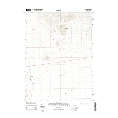2014 Map of Lucin NE, 2014 Print