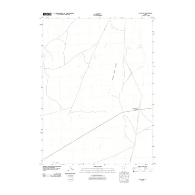 2011 Map of Lucin NW, 2011 Print
