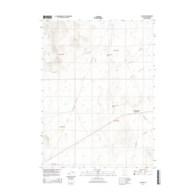 2014 Map of Lucin NW, 2014 Print