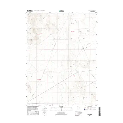 2017 Map of Lucin NW, 2017 Print
