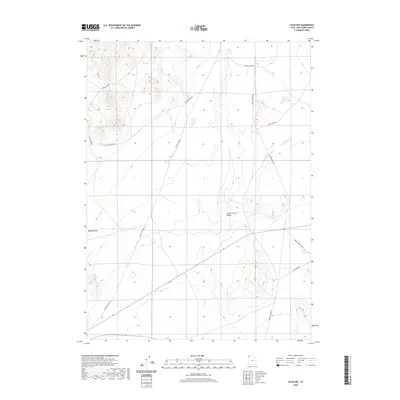 2020 Map of Lucin NW, 2020 Print
