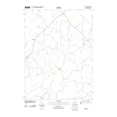 2010 Map of Lucinda, 2010 Print