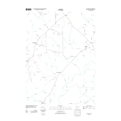 2013 Map of Lucinda, 2013 Print