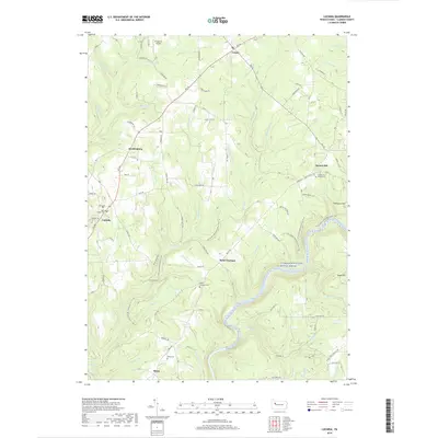 2019 Map of Lucinda, 2019 Print