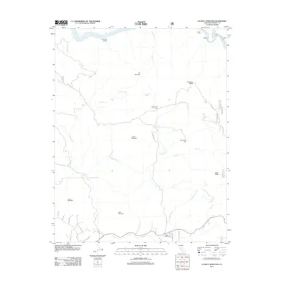 2012 Map of Luckett Mountain, 2012 Print