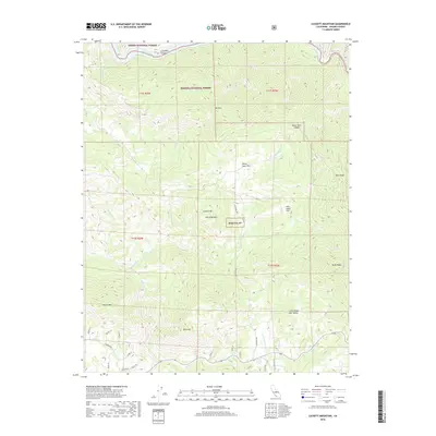 2018 Map of Luckett Mountain, 2018 Print