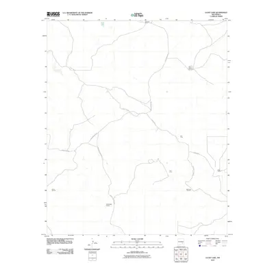 2010 Map of Lucky Lake, 2010 Print