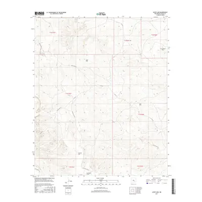 2017 Map of Lucky Lake, 2017 Print