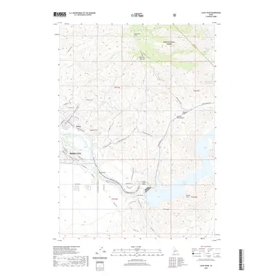 2020 Map of Lucky Peak, 2020 Print