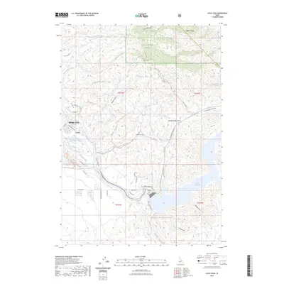 2023 Map of Lucky Peak, 2023 Print