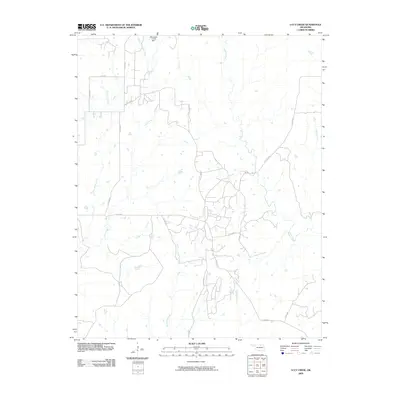 2009 Map of Lucy Creek, 2009 Print