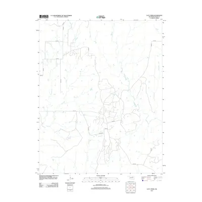 2012 Map of Lucy Creek, 2012 Print