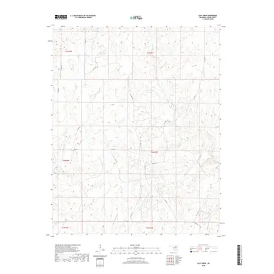 2018 Map of Lucy Creek, 2018 Print