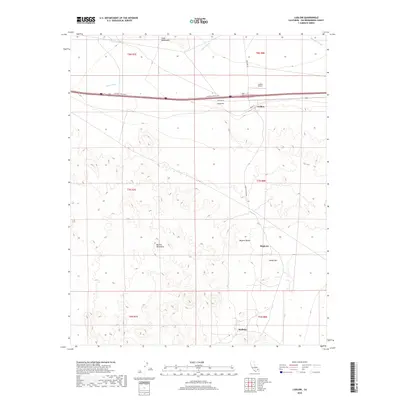 2018 Map of Ludlow, 2018 Print