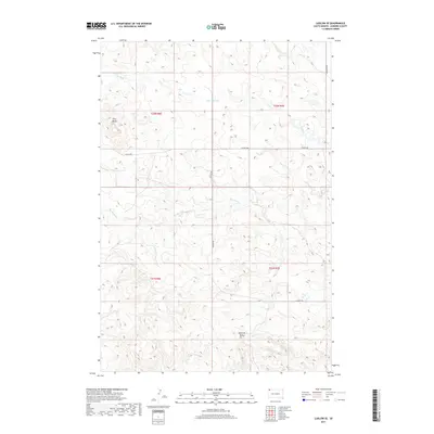2017 Map of Ludlow SE, 2017 Print