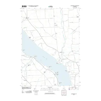 2010 Map of Ludlowville, 2010 Print