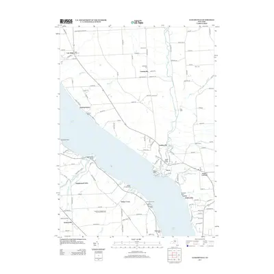 2013 Map of Ludlowville, 2013 Print