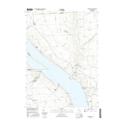 2016 Map of Ludlowville, 2016 Print